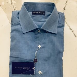 NWT Ralph Lauren Purple Label Dress Shirt 14.5x34